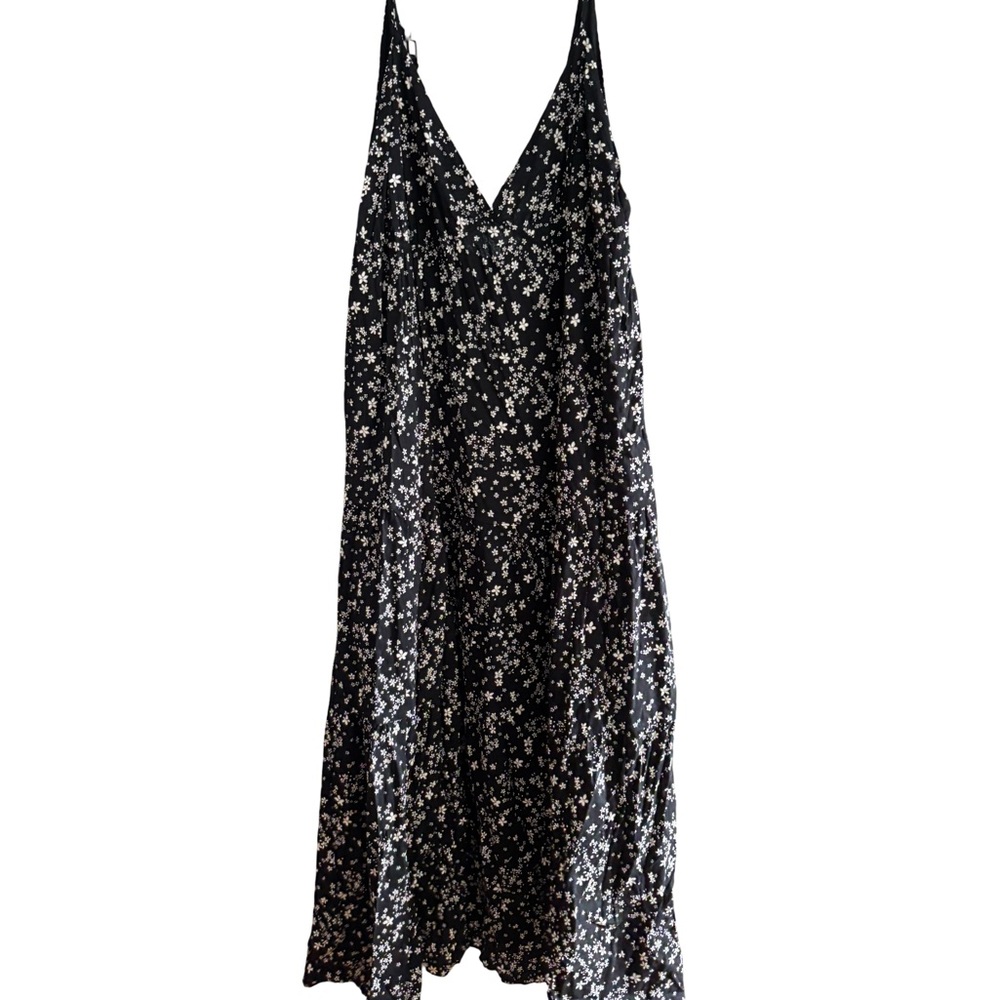 H&M Black Floral Dress